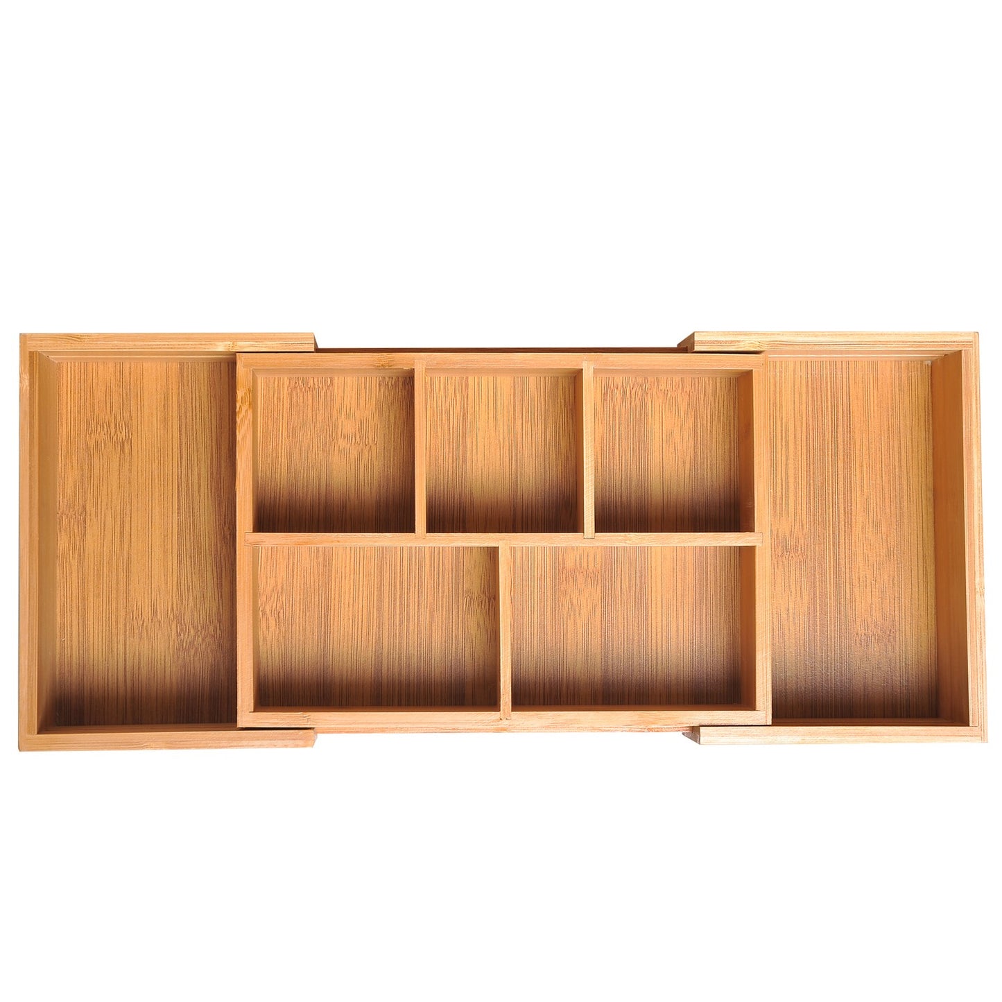 Bamboo storage box, pull-out box, natural