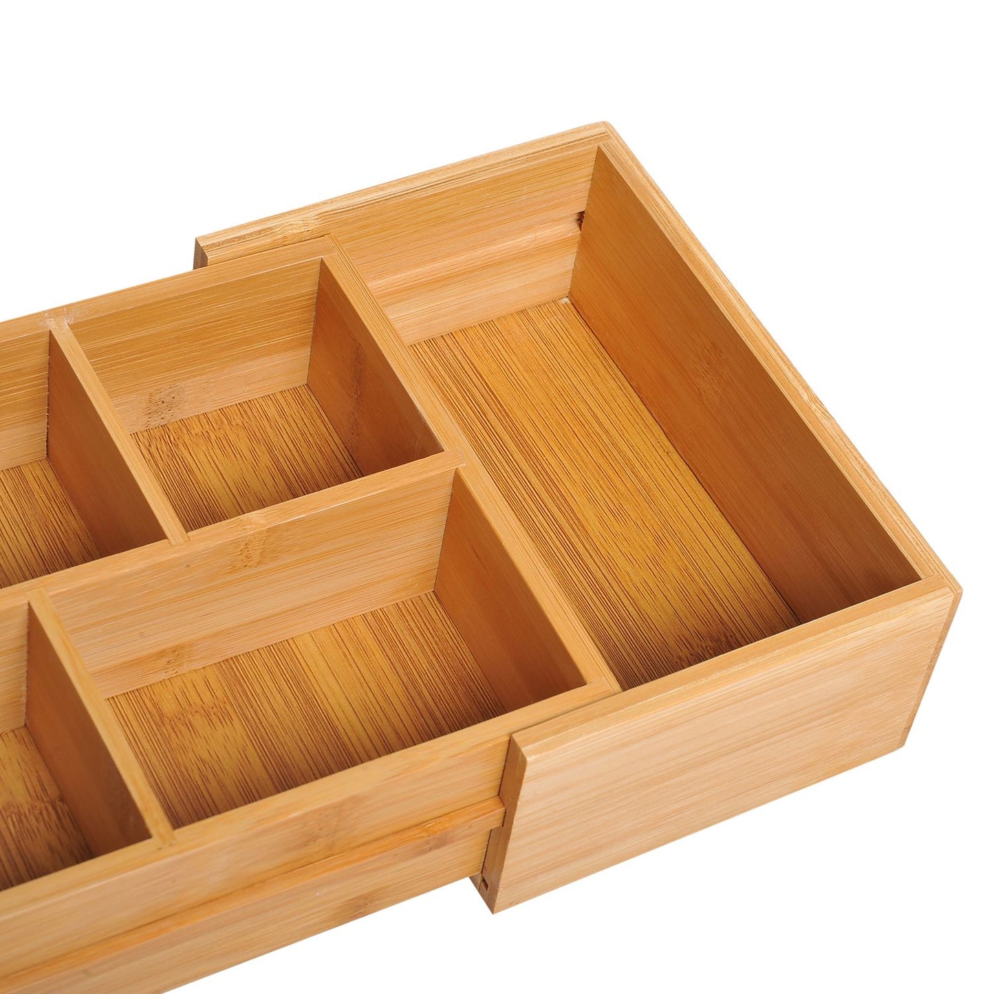 Bamboo storage box, pull-out box, natural