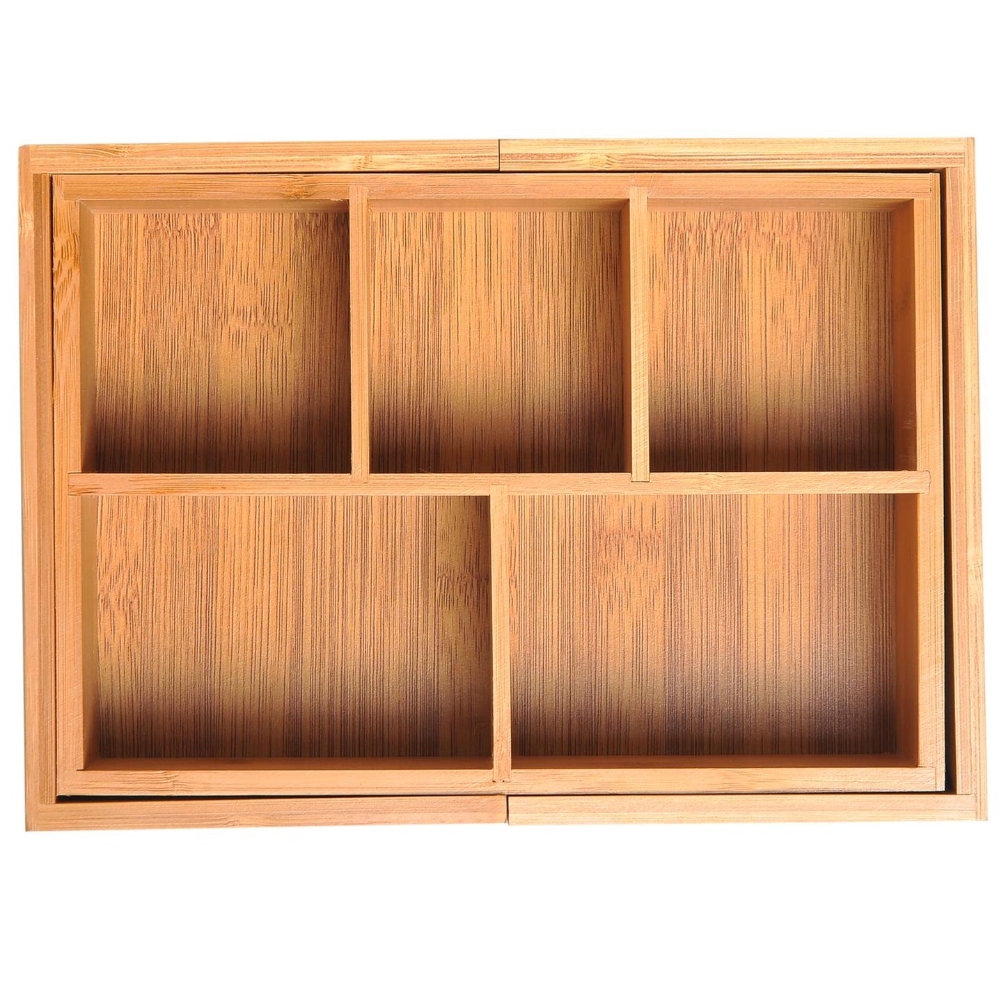 Bamboo storage box, pull-out box, natural