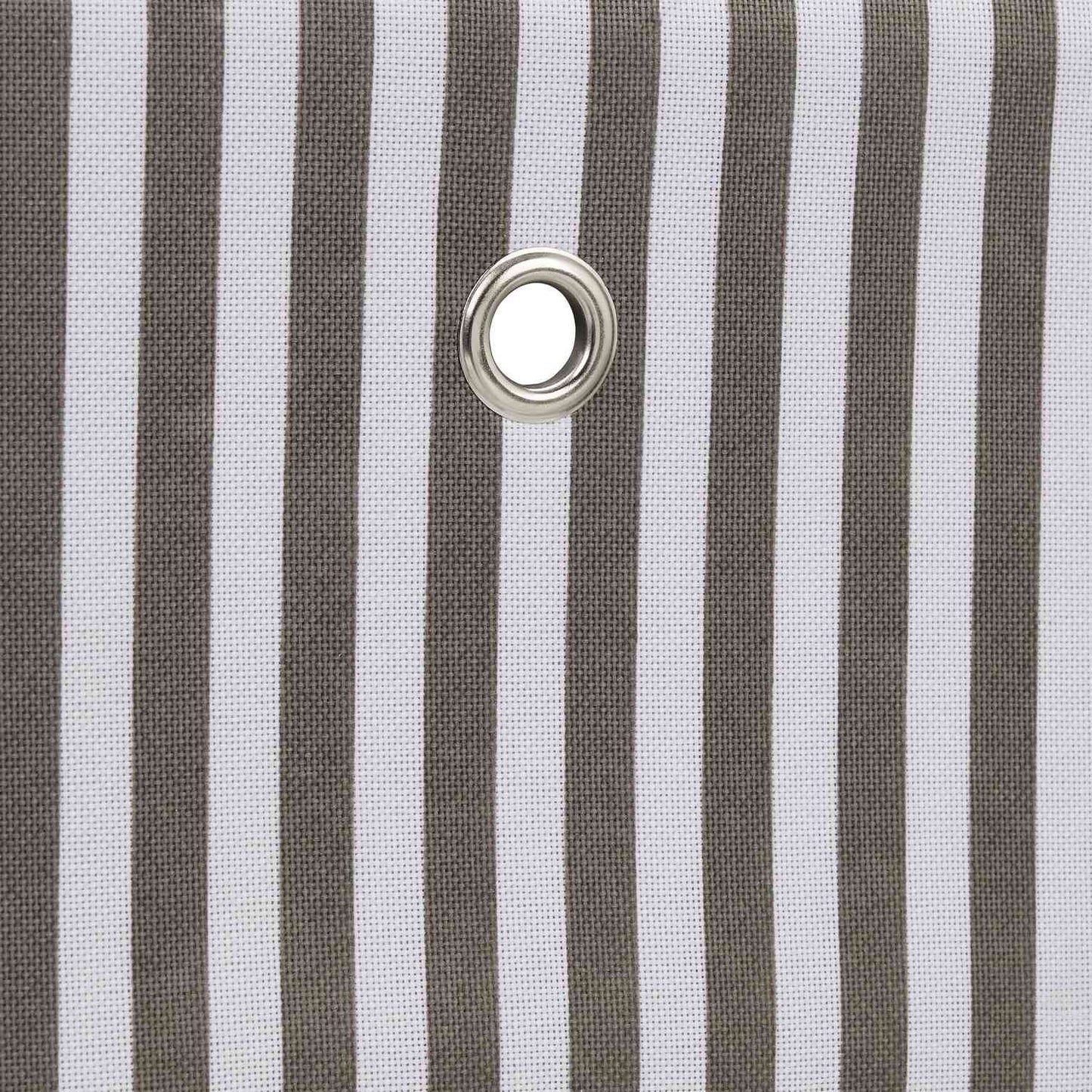 Storage Boxes Set of 2, White/Grey Fabric Organizers