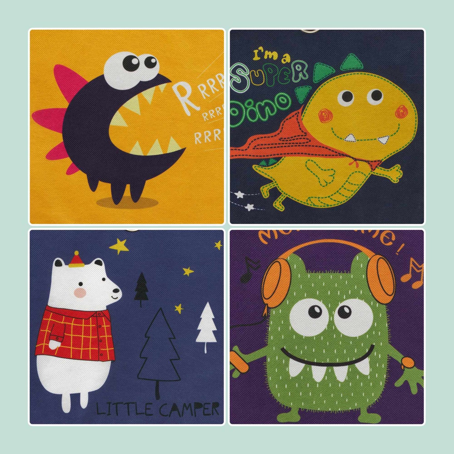 Storage Box for Kids Set of 4