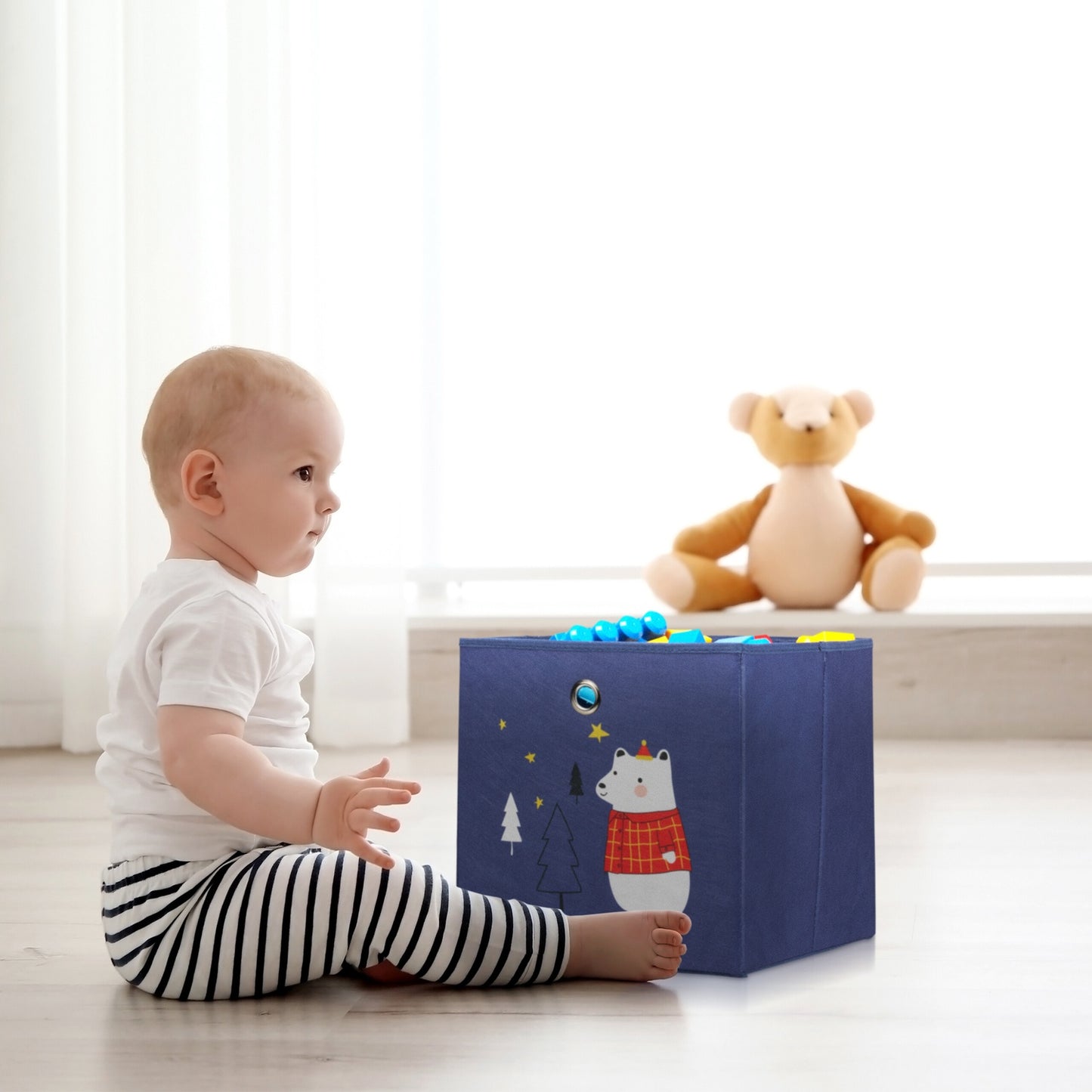 Storage Box for Kids Set of 4
