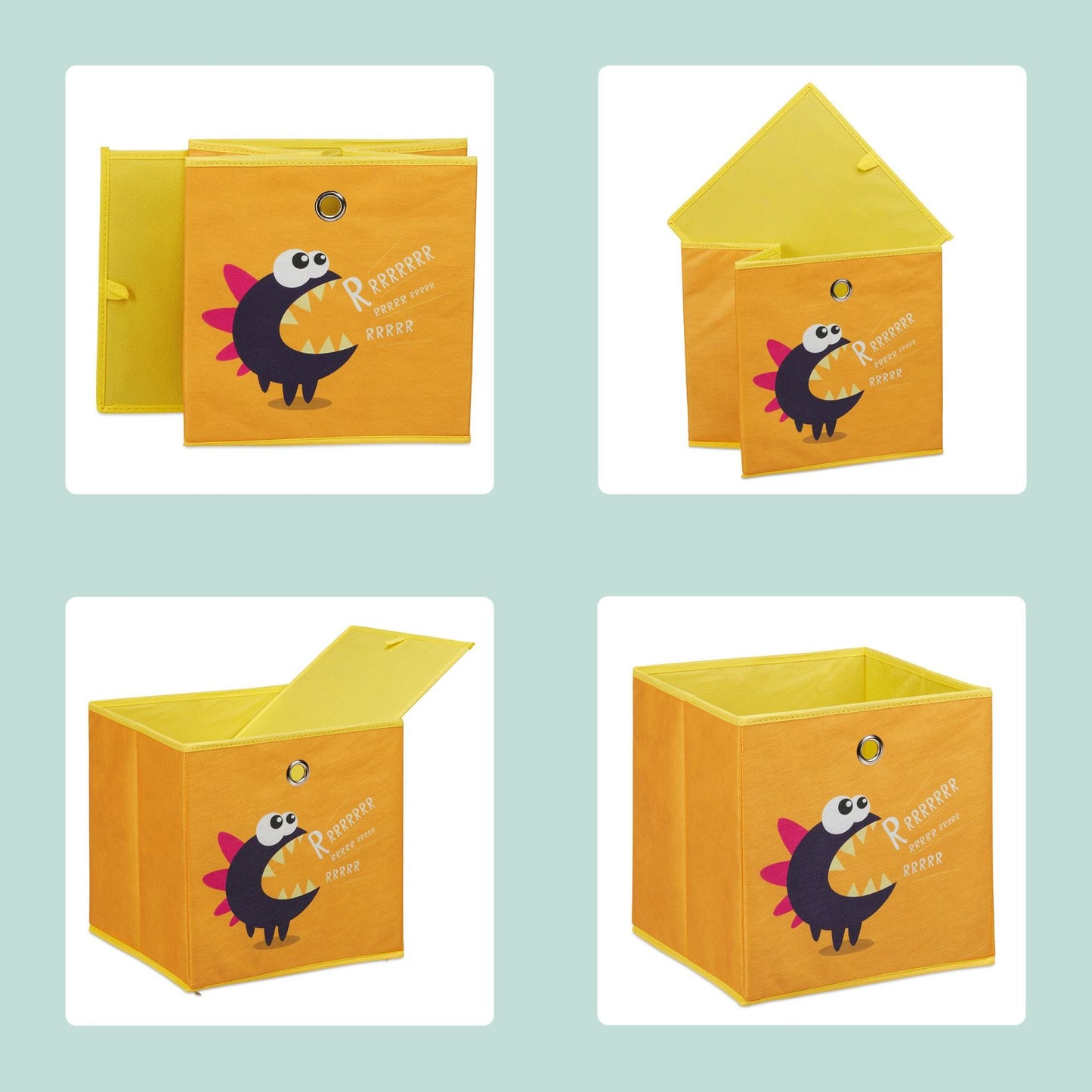 Storage Box for Kids Set of 4