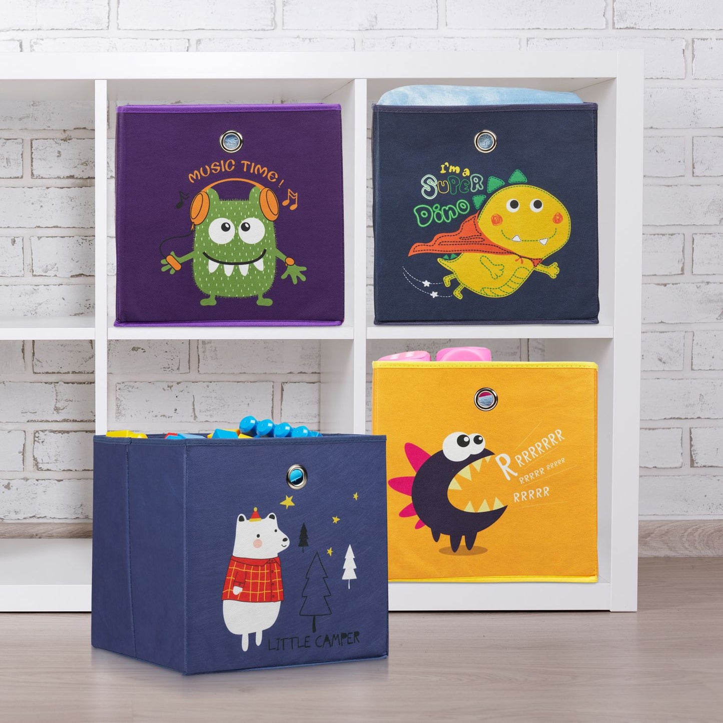 Storage Box for Kids Set of 4