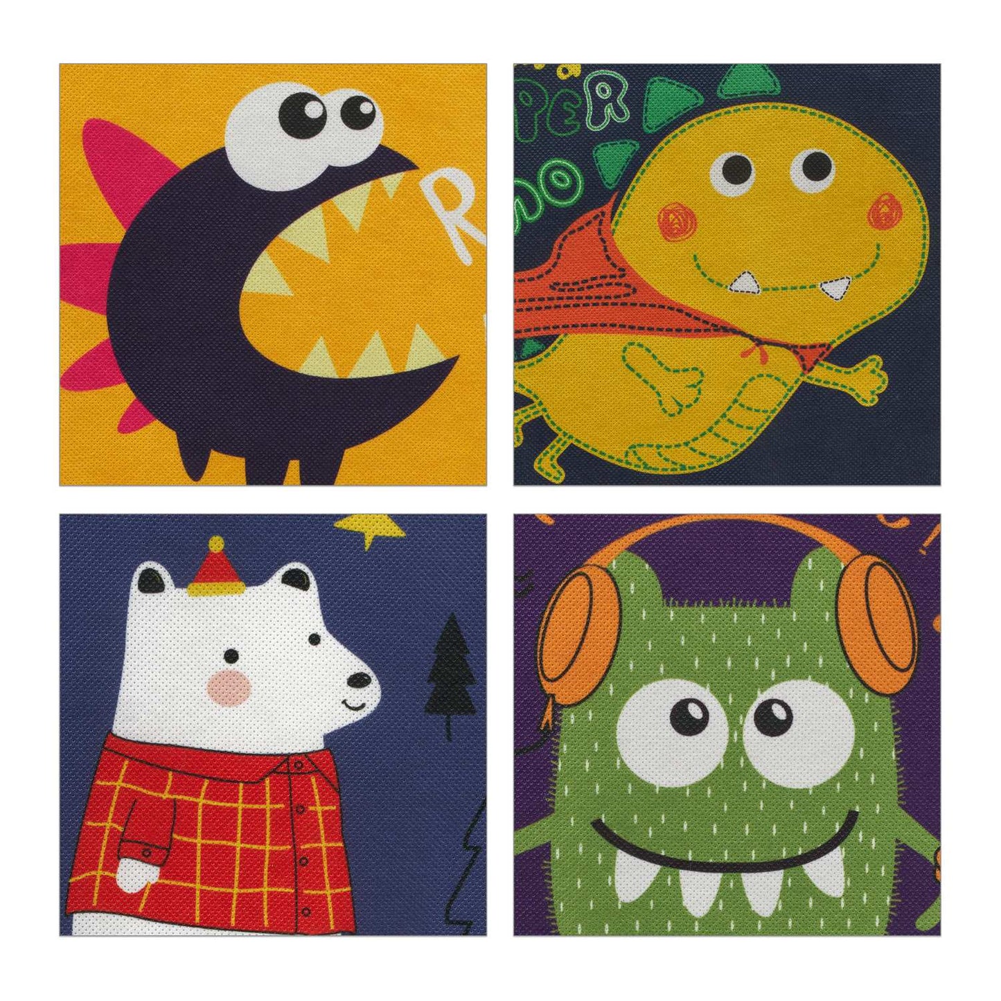 Storage Box for Kids Set of 4