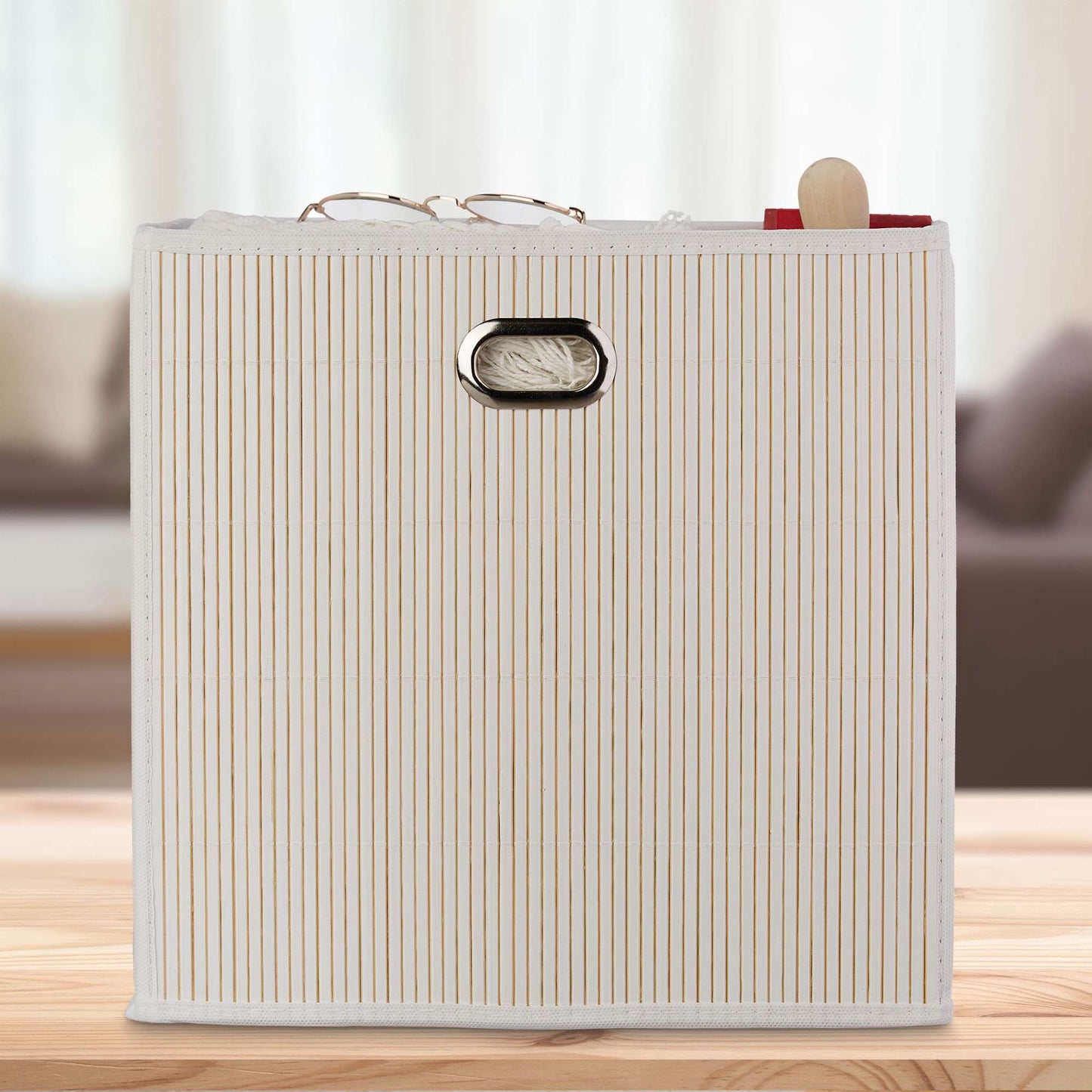 Storage basket Bamboo High