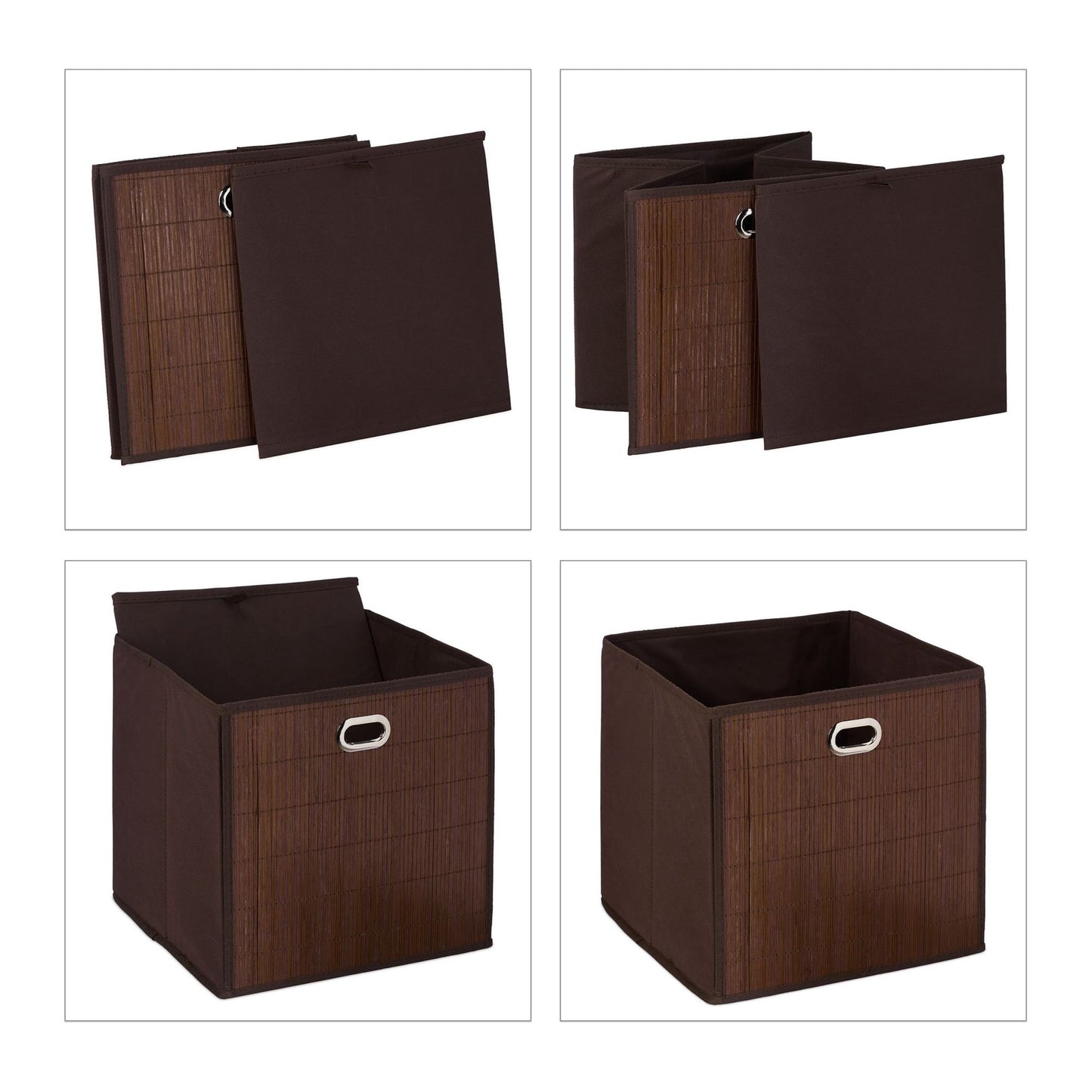 Storage basket Bamboo High