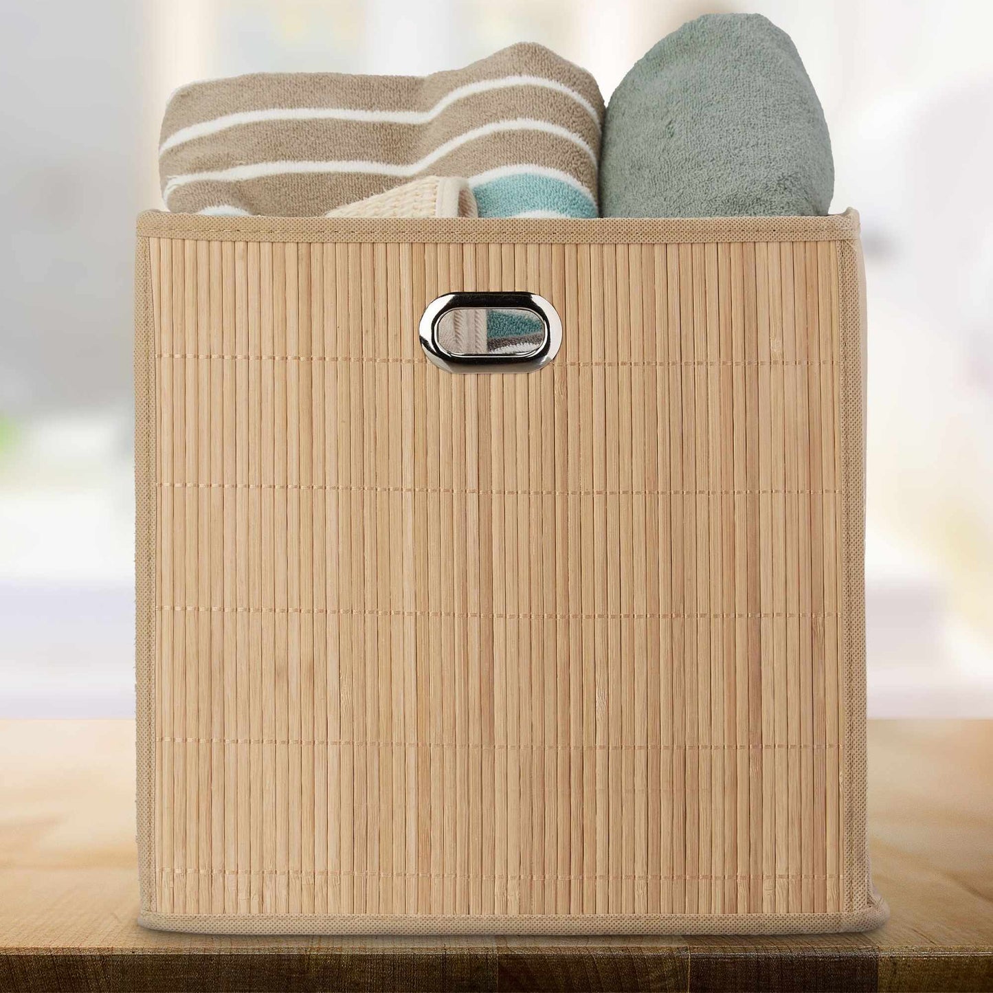 Storage basket Bamboo High
