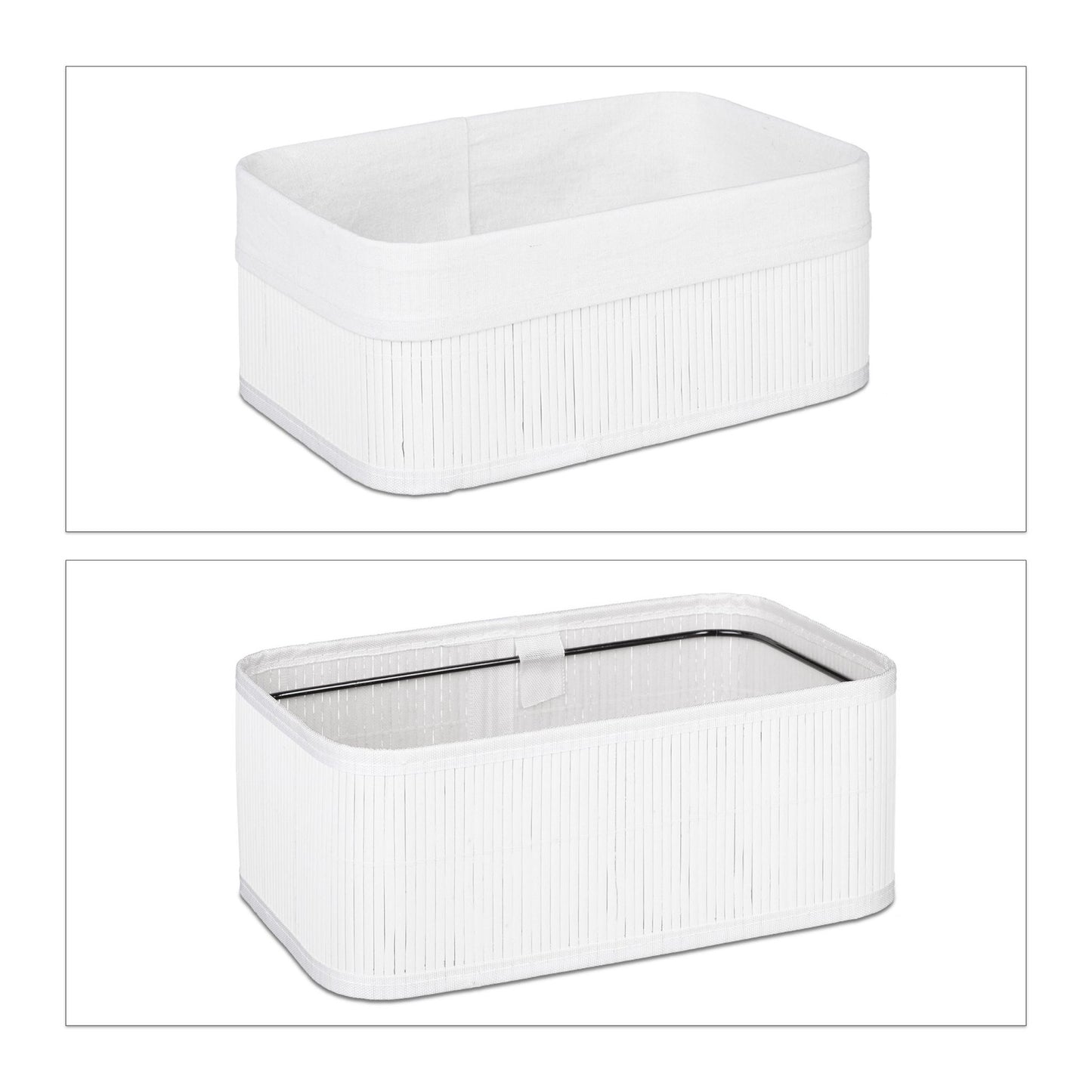 Storage basket bathroom 3 parts