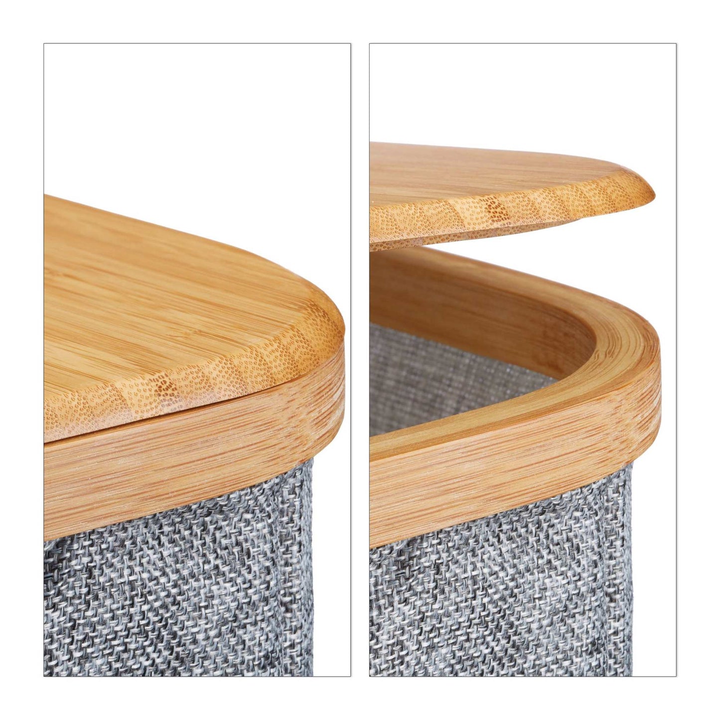 Storage basket fabric gray