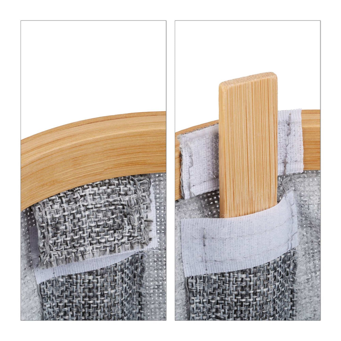 Storage basket fabric gray