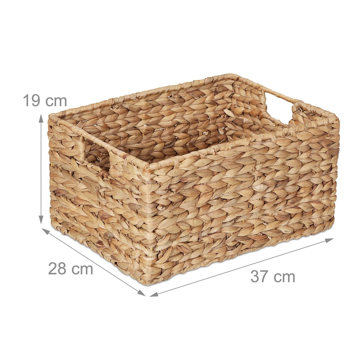 Storage basket for water hyacinth
