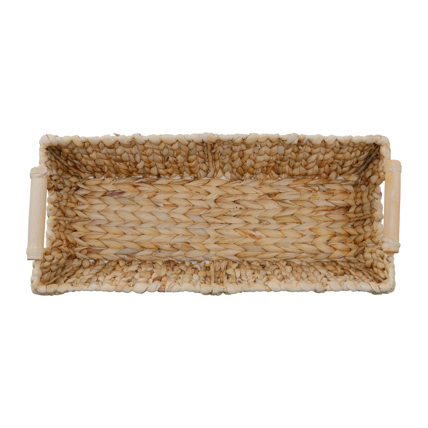 Storage basket in water hyacinth
