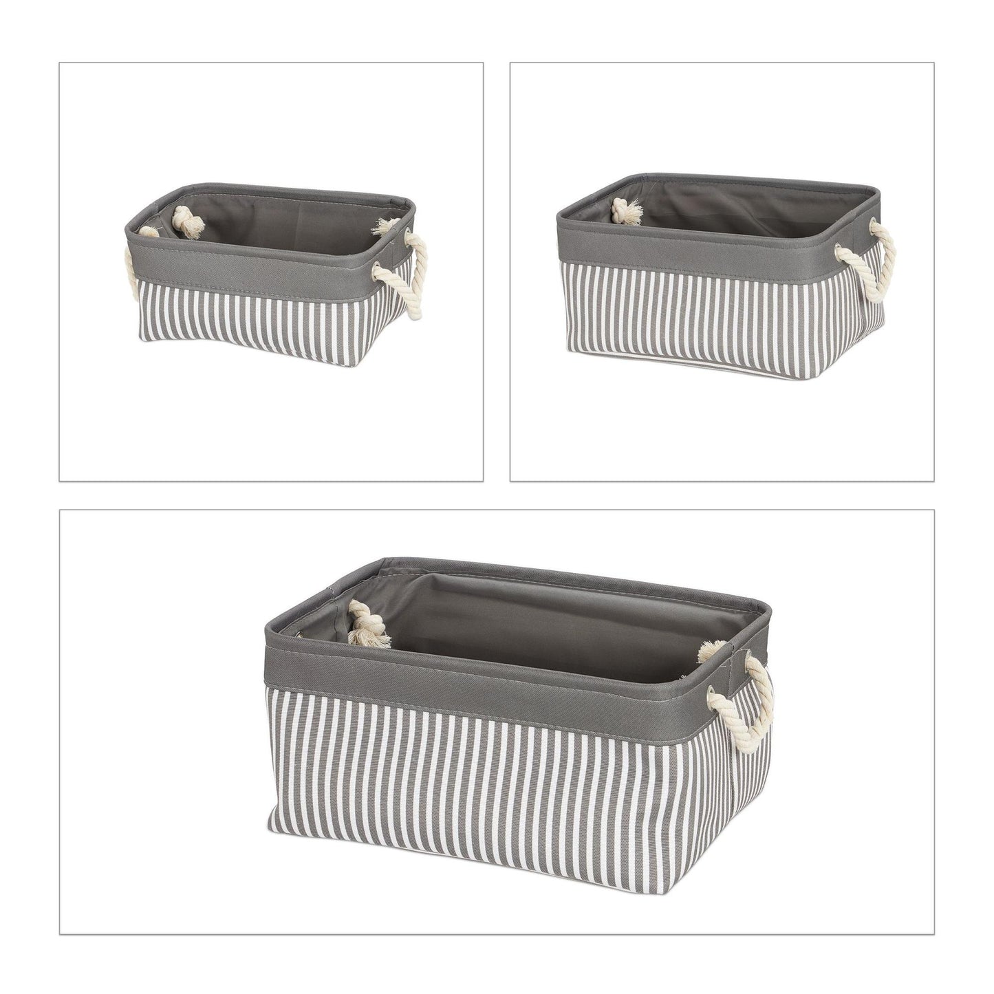Storage baskets 3 sizes in one set
