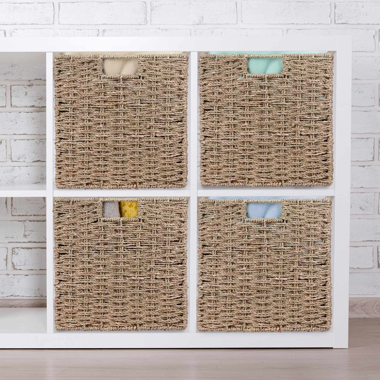 Storage basket seagrass set