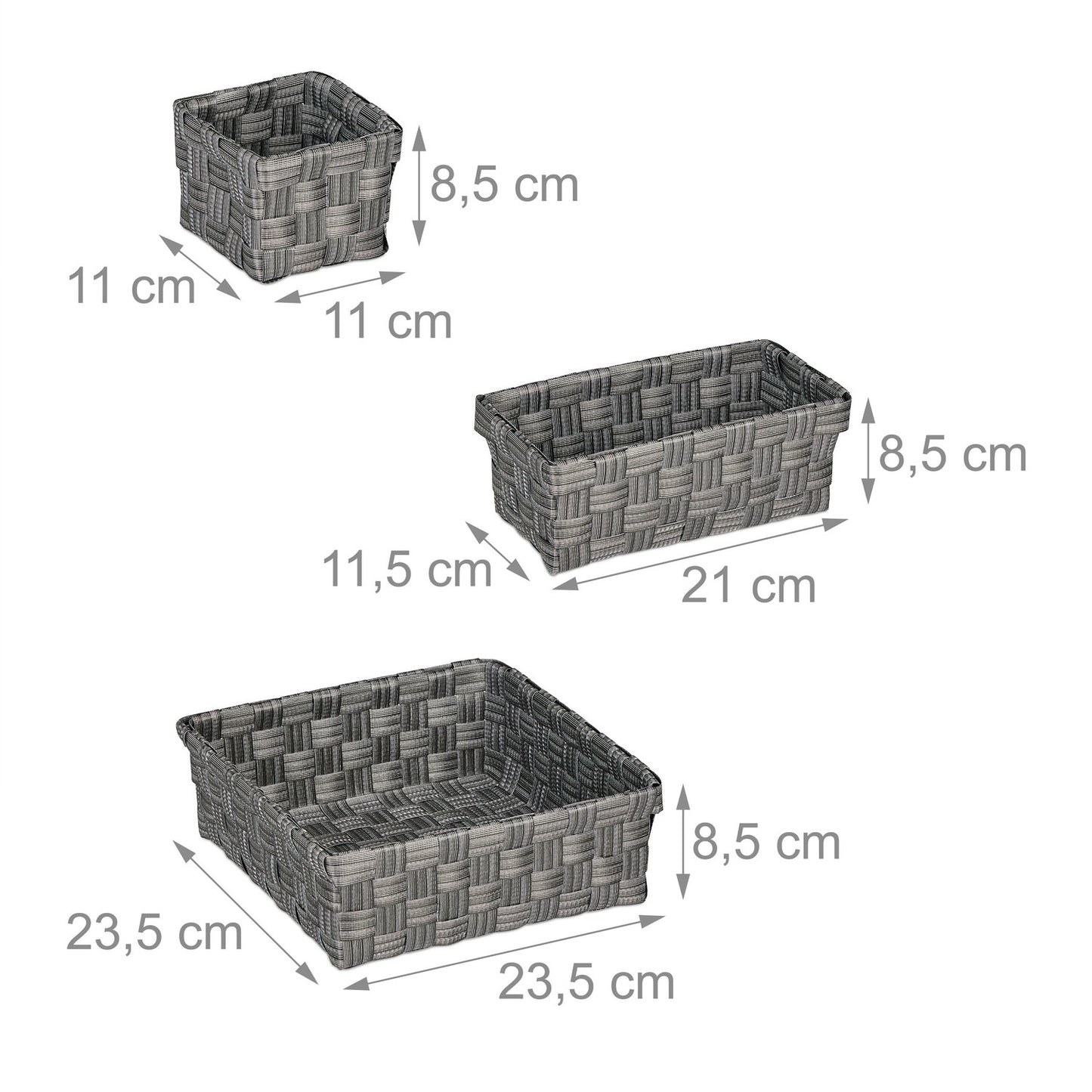 Storage basket set of 4