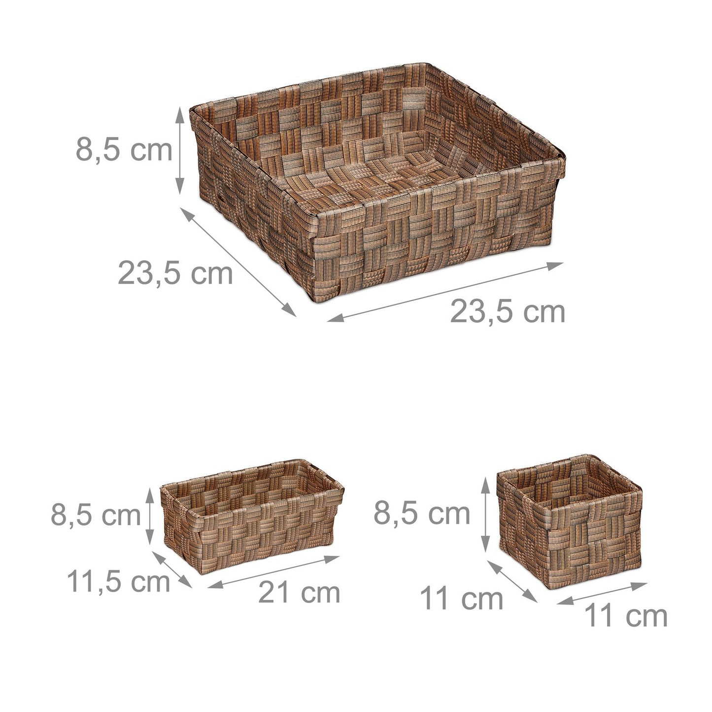 Storage basket set of 4