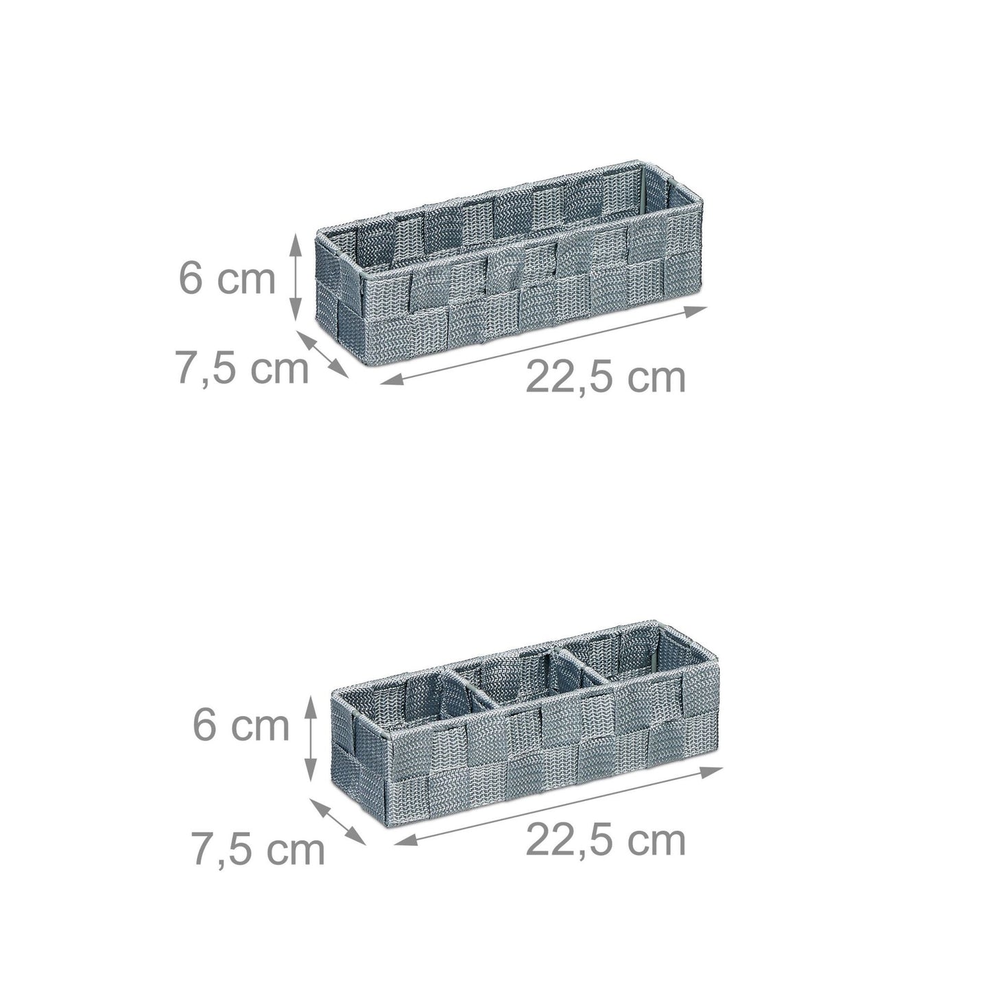 Storage basket set of 6