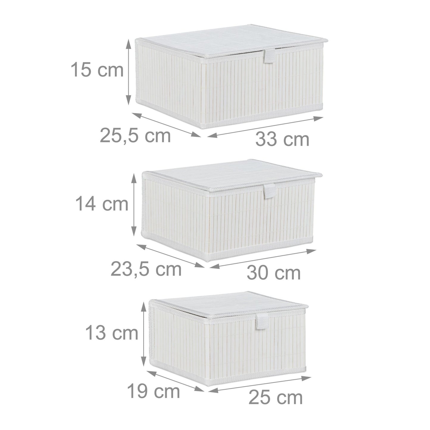 Storage baskets - set of 3