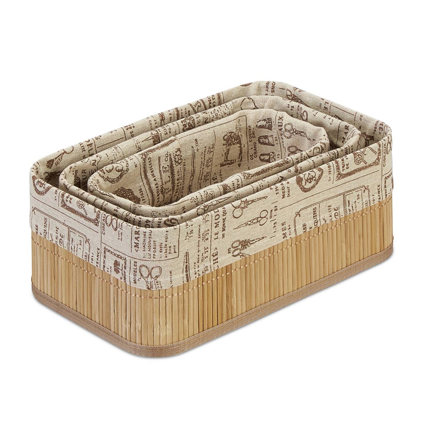 Storage baskets - set of 3