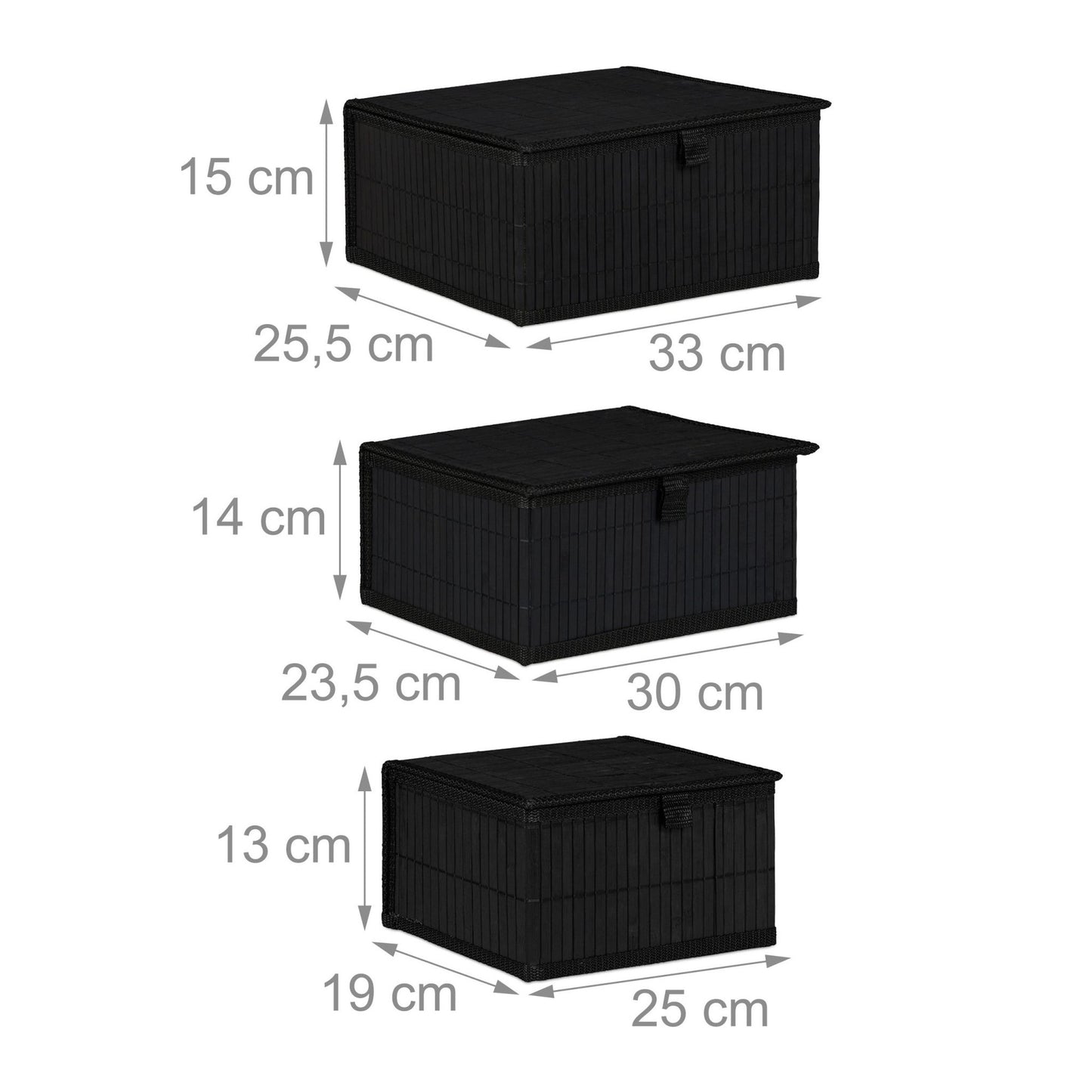 Storage baskets - set of 3