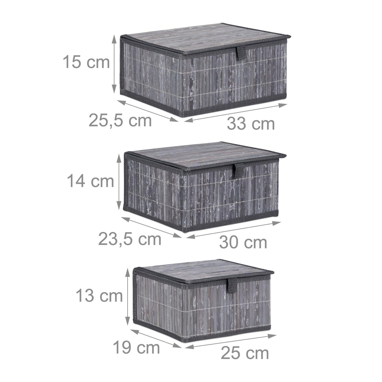 Storage baskets - set of 3