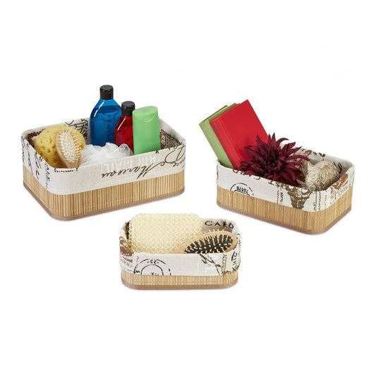 Storage baskets - set of 3