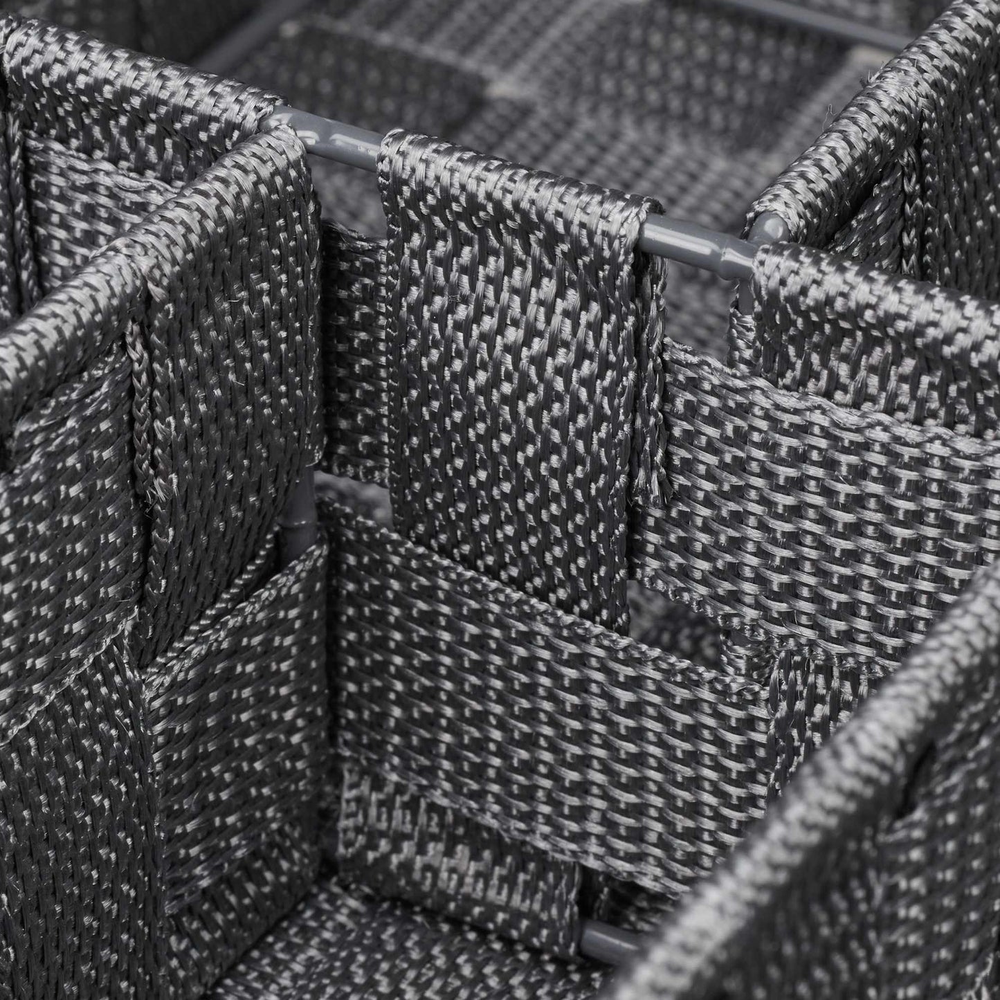 Storage basket with 5 compartments