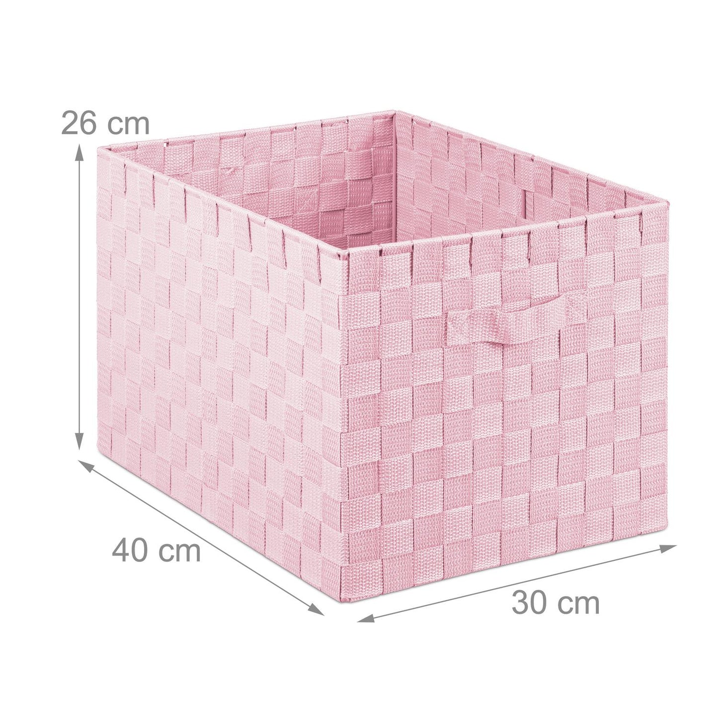 Storage basket with handle