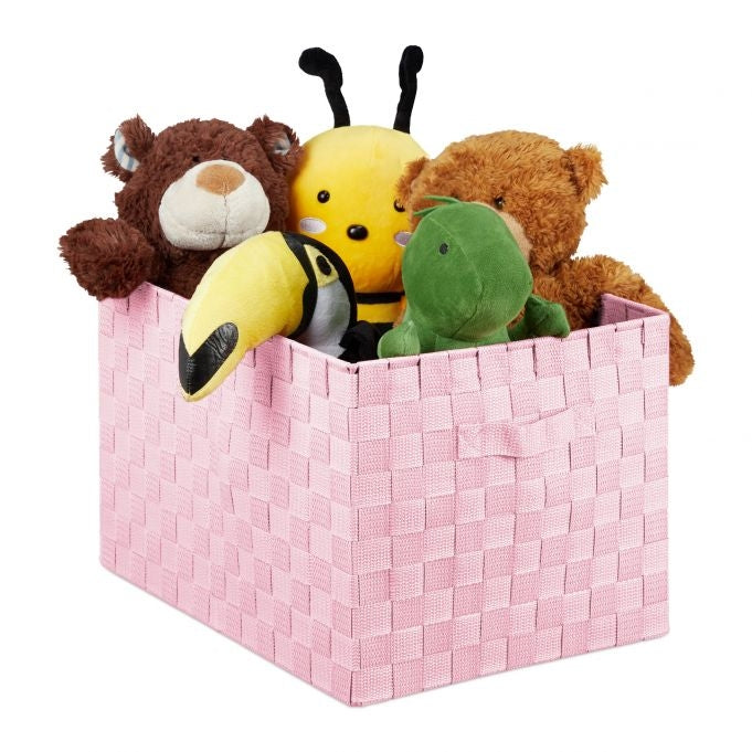 Storage basket with handle