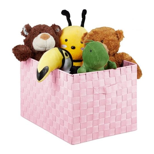 Storage basket with handle