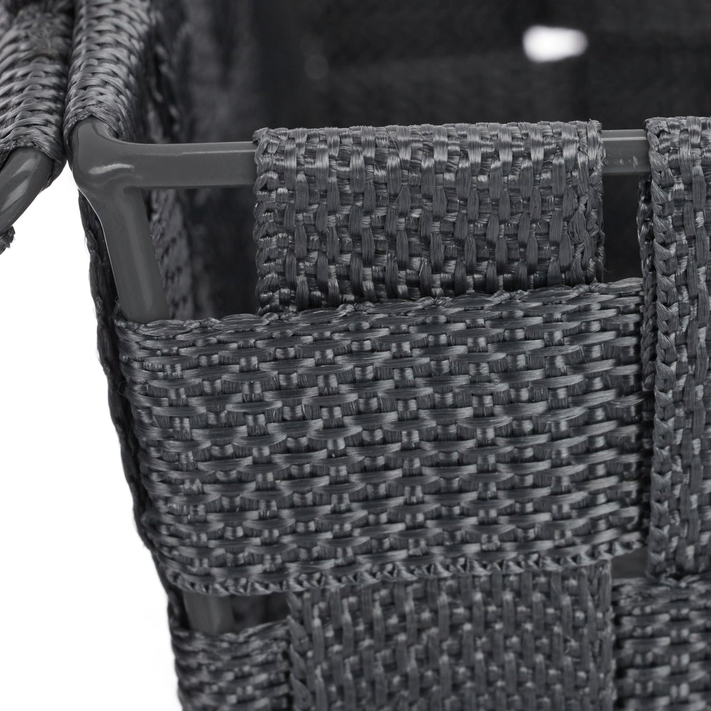 Storage basket with lid