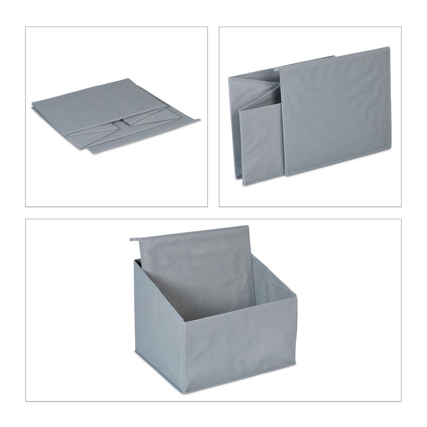 Storage box fleece set of 2