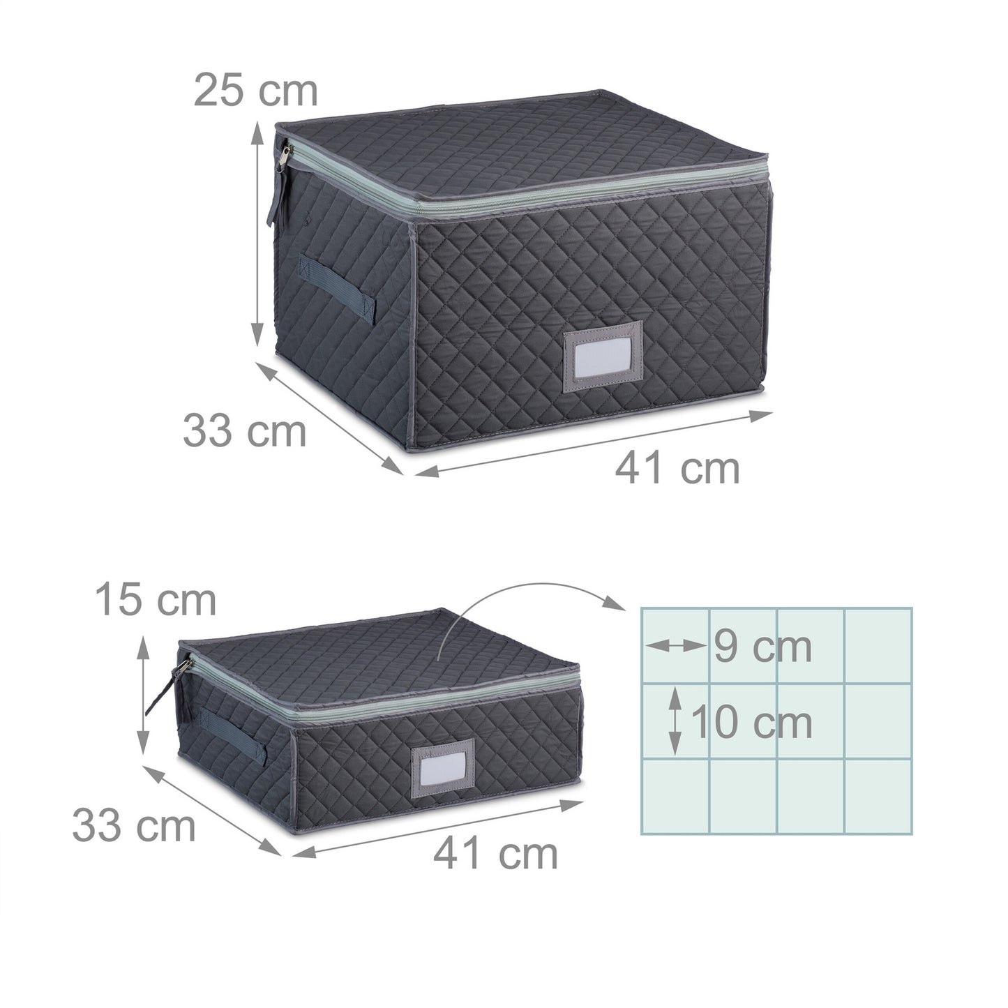 Storage box for porcelain 6-pack