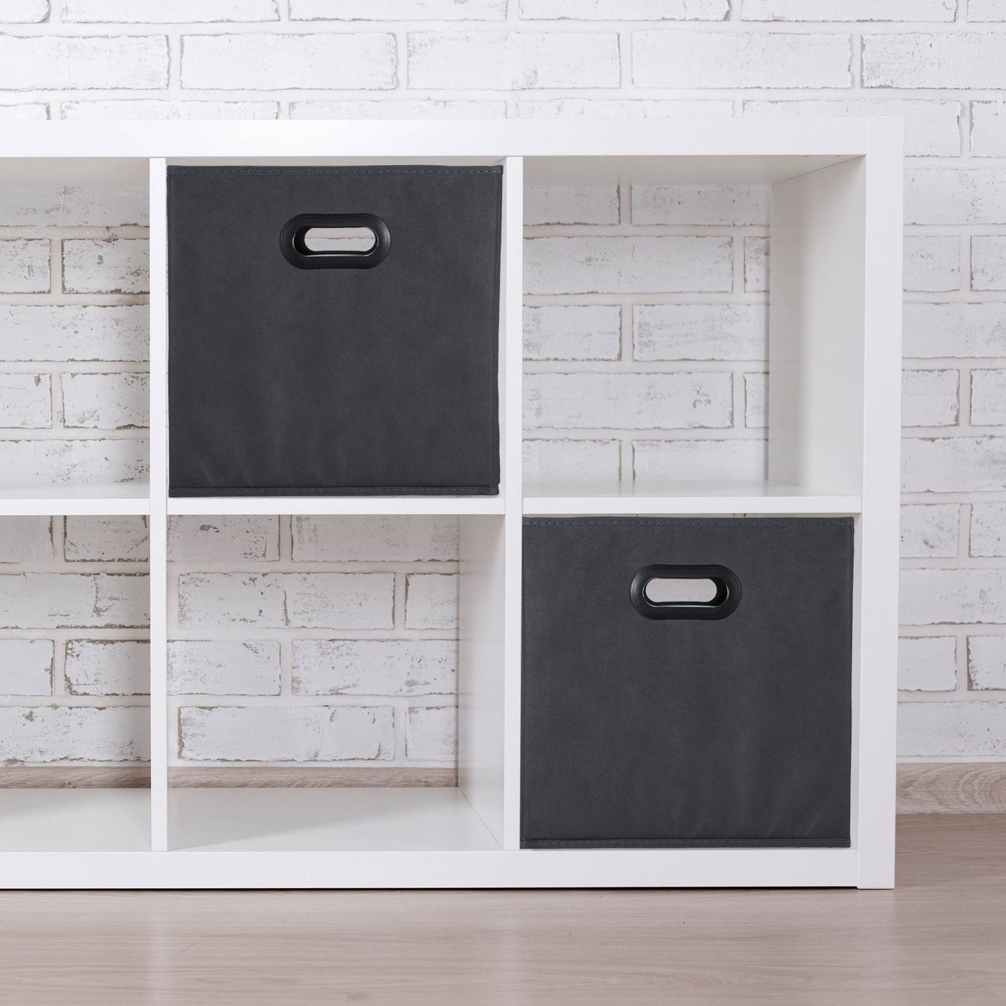 Storage box in anthracite Set of 4