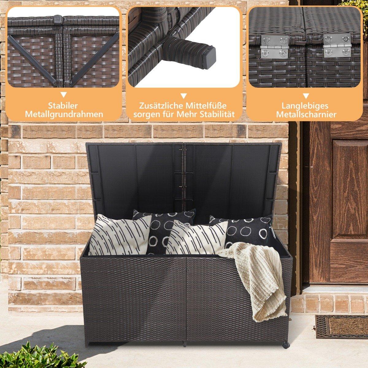 Storage box with 662 L capacity 150 x 77 x 73 cm