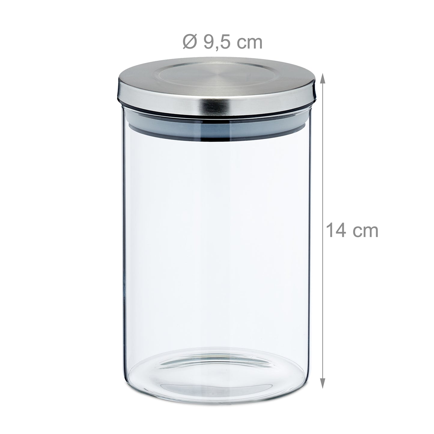 Storage jars in sets of 4,750 ml