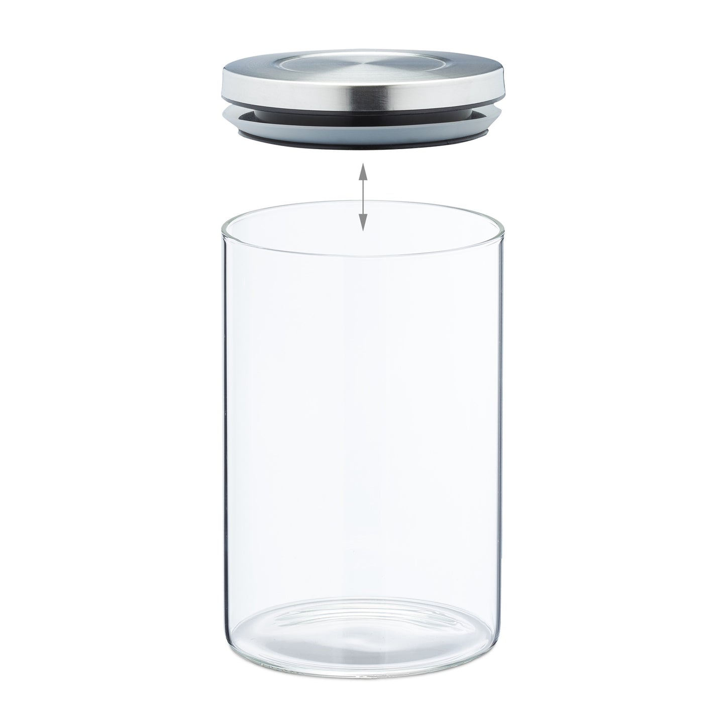 Storage jars in sets of 4,750 ml