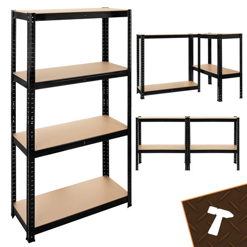 Storage rack - black 150x75x30 Bigstreen