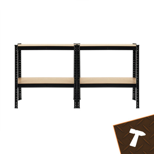 Storage rack - black 150x75x30 Bigstreen