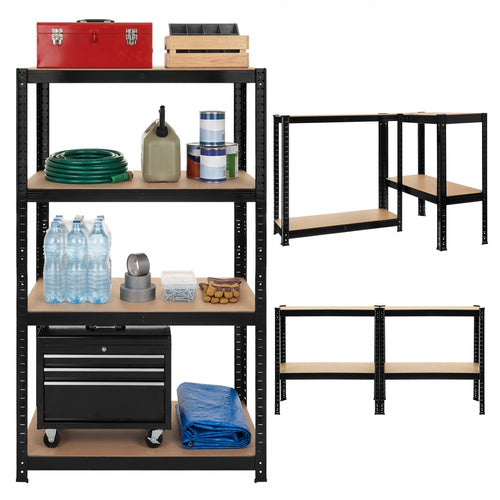 Storage rack - black 150x75x30 Bigstreen