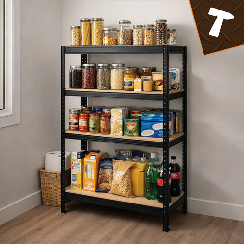 Storage rack - black 150x75x30 Bigstreen