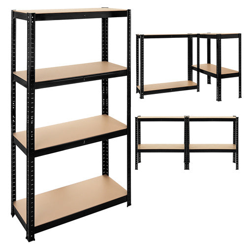 Storage rack - black 150x75x30 Bigstreen