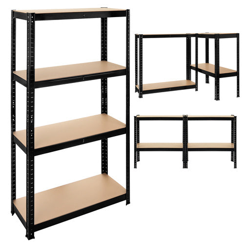 Storage rack - black 150x75x30 Bigstreen