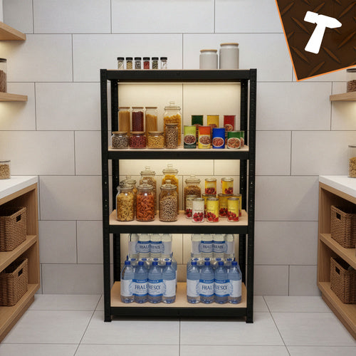 Storage rack - black 150x75x30 Bigstreen