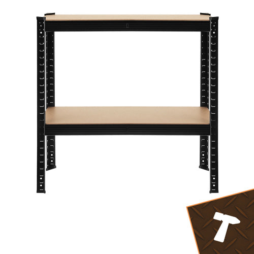 Storage rack - black 150x75x30 Bigstreen