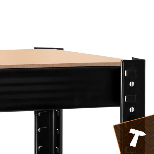 Storage rack - black 150x75x30 Bigstreen