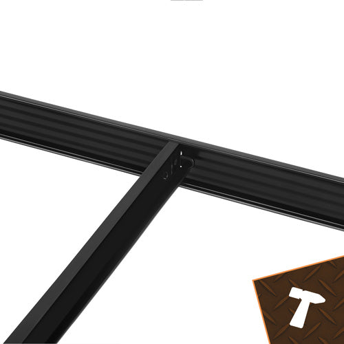 Storage rack - black 150x75x30 Bigstreen