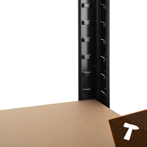 Storage rack - black 150x75x30 Bigstreen