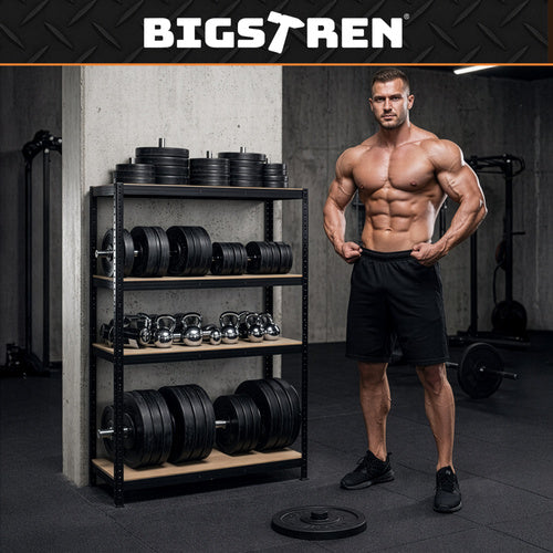 Storage rack - black 150x75x30 Bigstreen